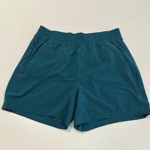 lululemon athletica Blue Athletic Shorts Lightweight Elastic Waist